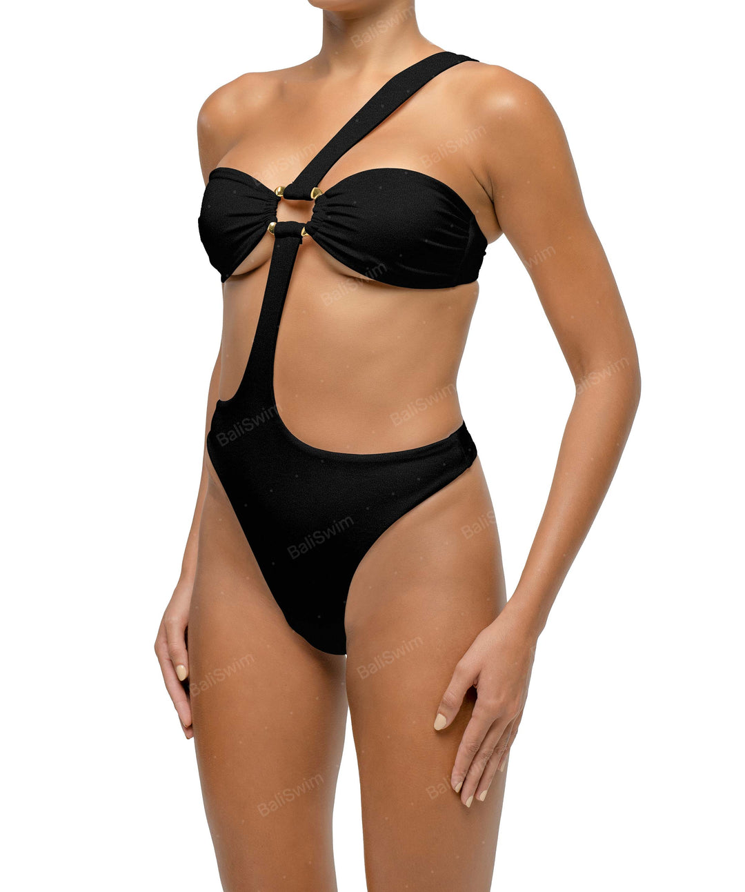 BSWS-S67 Asymetric Wave Ring One Piece