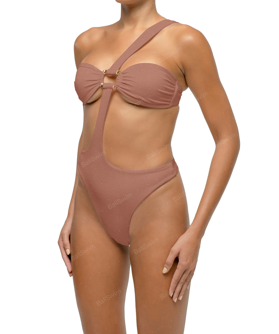 BSWS-S67 Asymetric Wave Ring One Piece