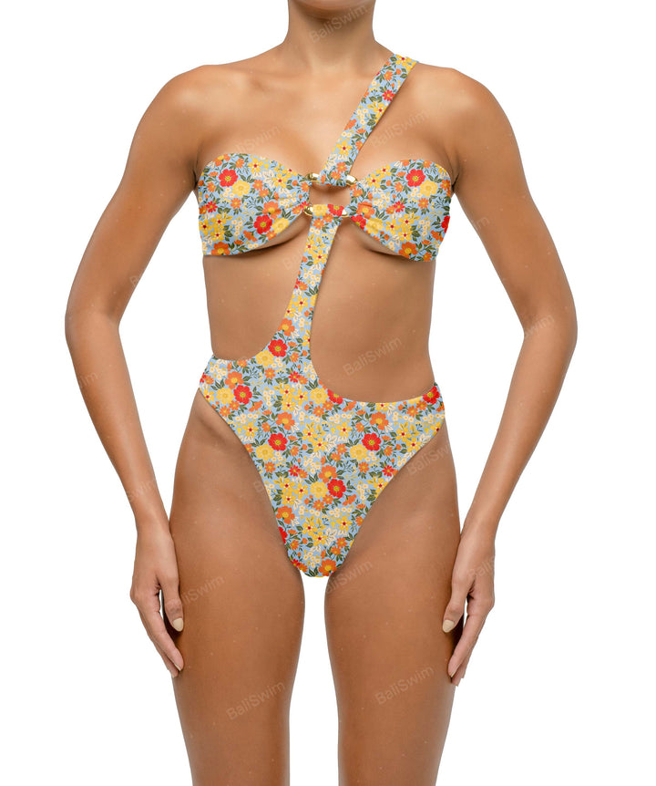 BSWS-S67 Asymetric Wave Ring One Piece