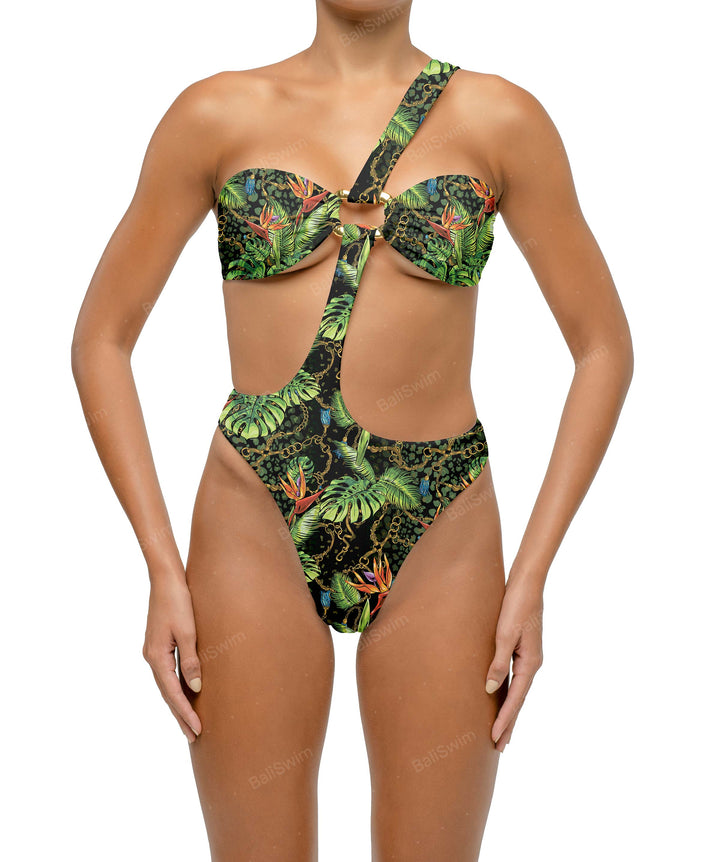 BSWS-S67 Asymetric Wave Ring One Piece