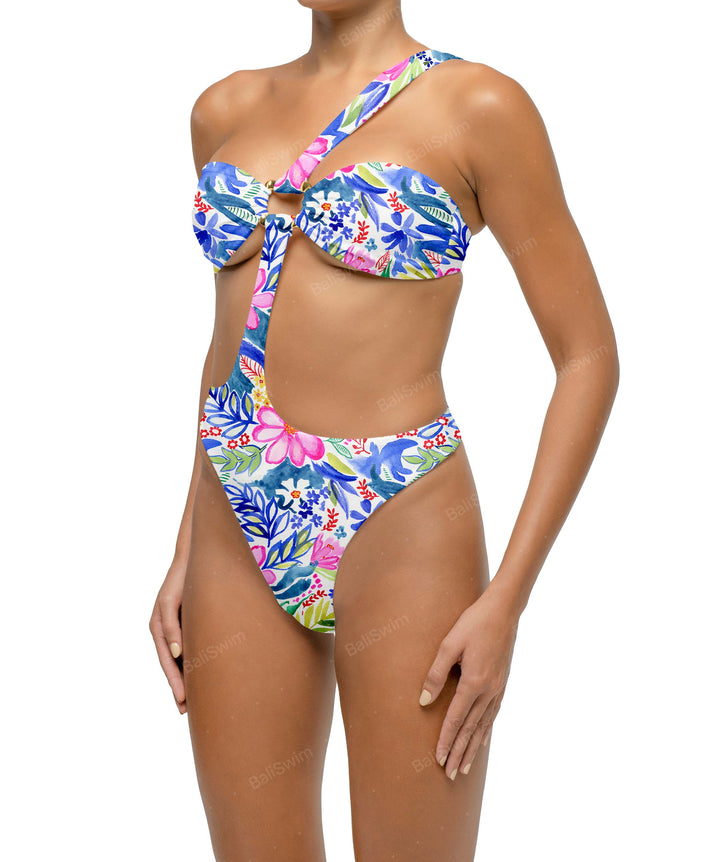 BSWS-S67 Asymetric Wave Ring One Piece