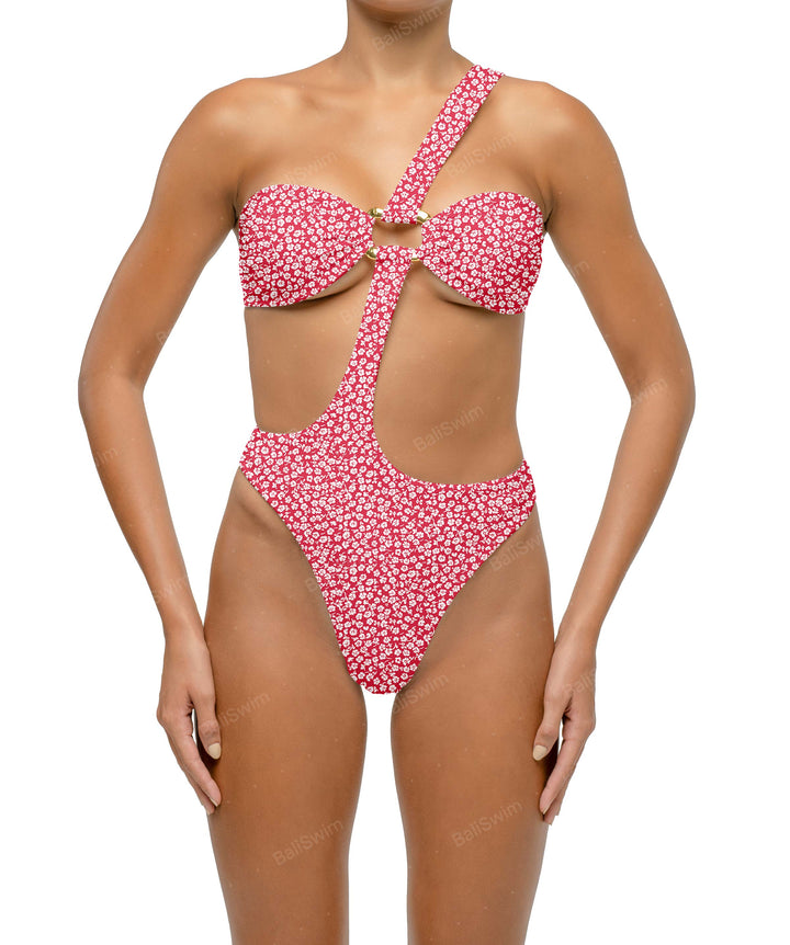 BSWS-S67 Asymetric Wave Ring One Piece