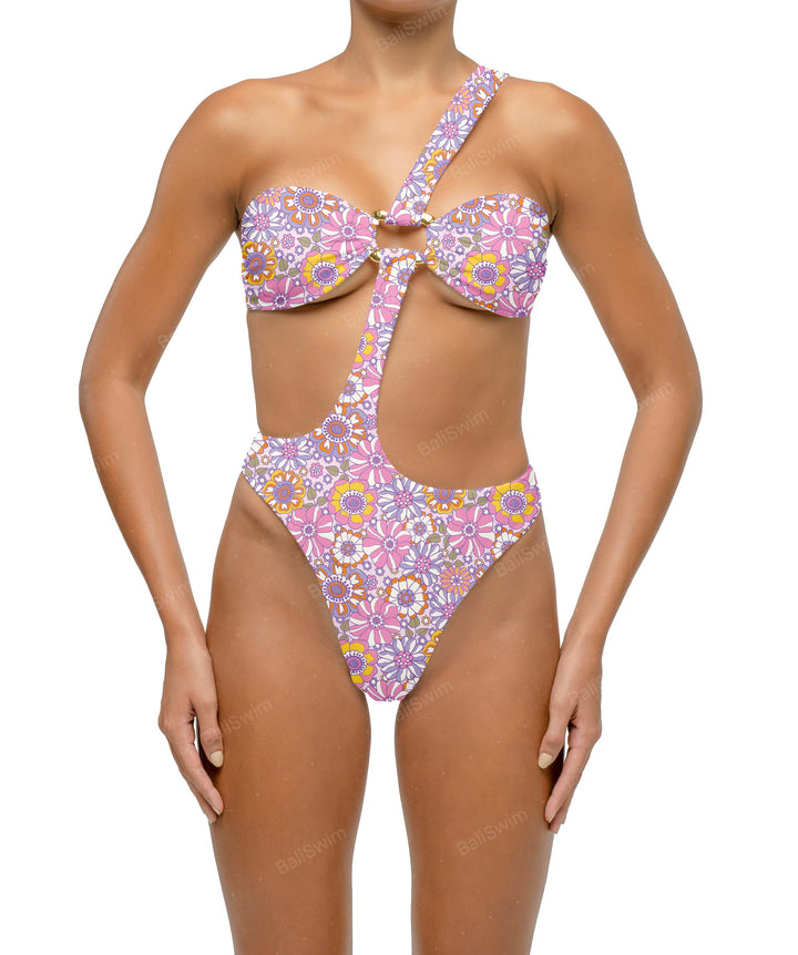 BSWS-S67 Asymetric Wave Ring One Piece