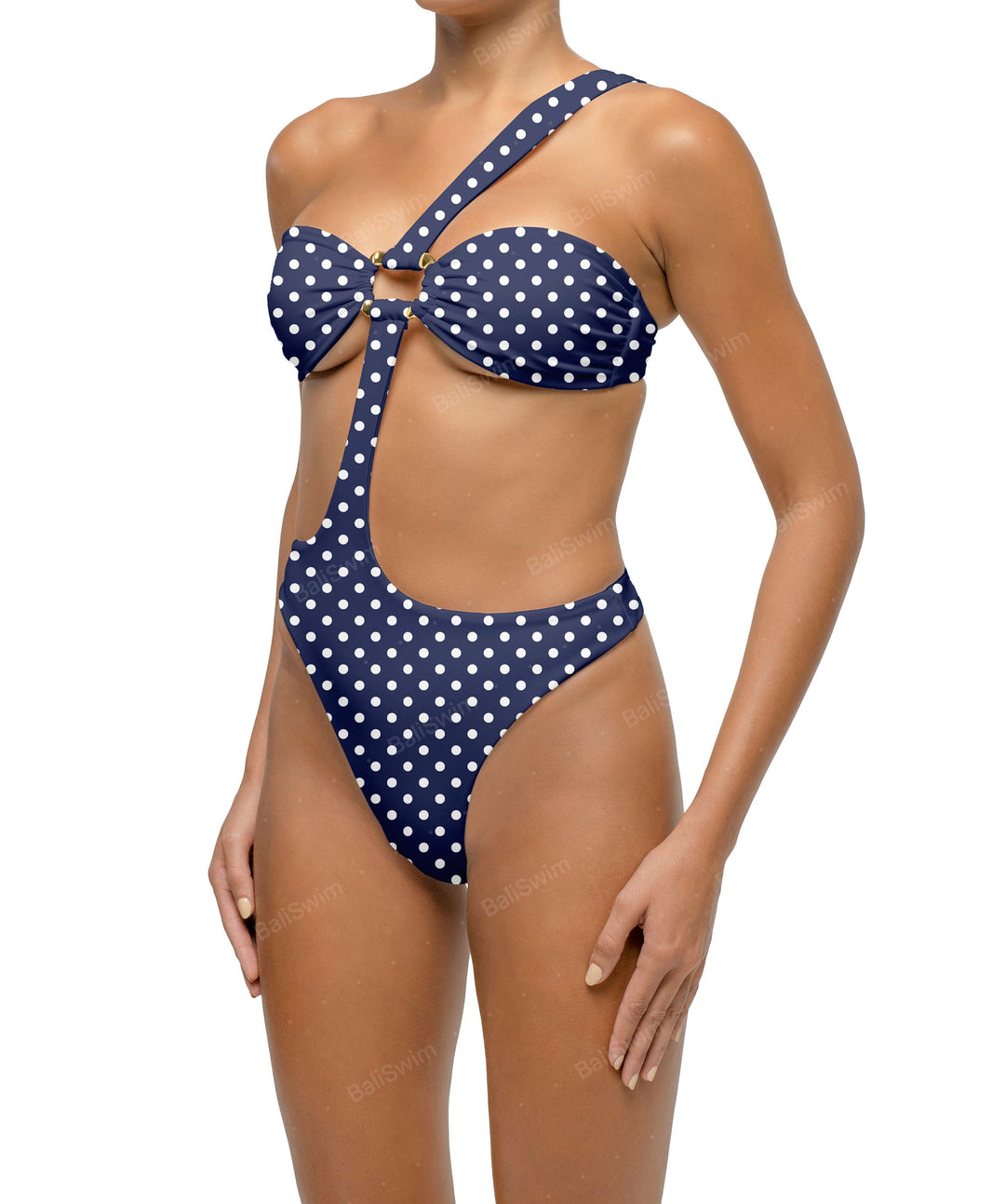 BSWS-S67 Asymetric Wave Ring One Piece