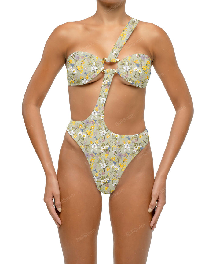 BSWS-S67 Asymetric Wave Ring One Piece