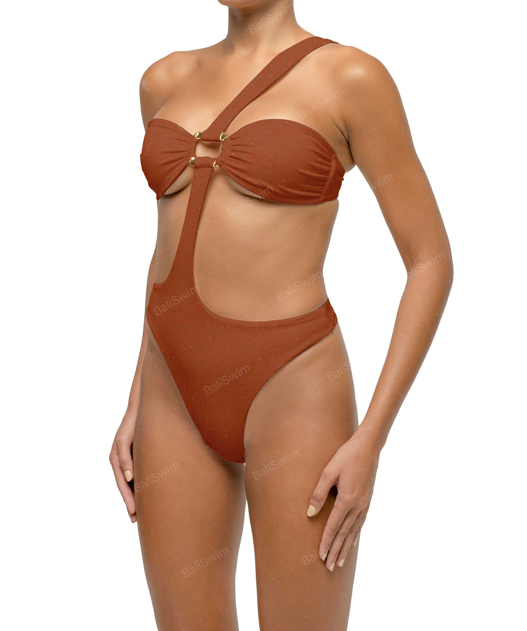 BSWS-S67 Asymetric Wave Ring One Piece