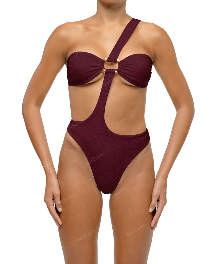 BSWS-S67 Asymetric Wave Ring One Piece