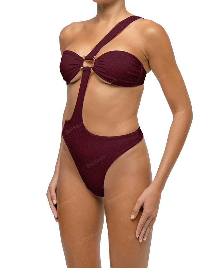 BSWS-S67 Asymetric Wave Ring One Piece