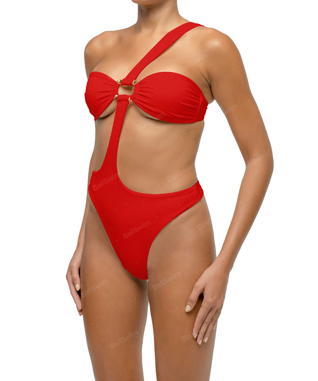 BSWS-S67 Asymetric Wave Ring One Piece