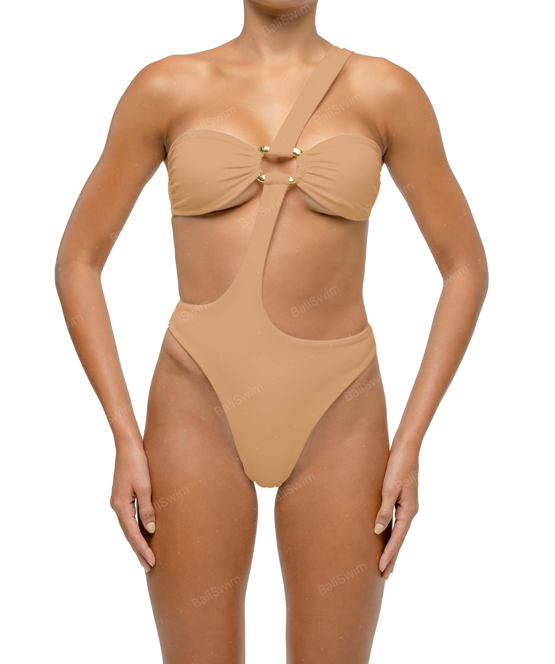 BSWS-S67 Asymetric Wave Ring One Piece