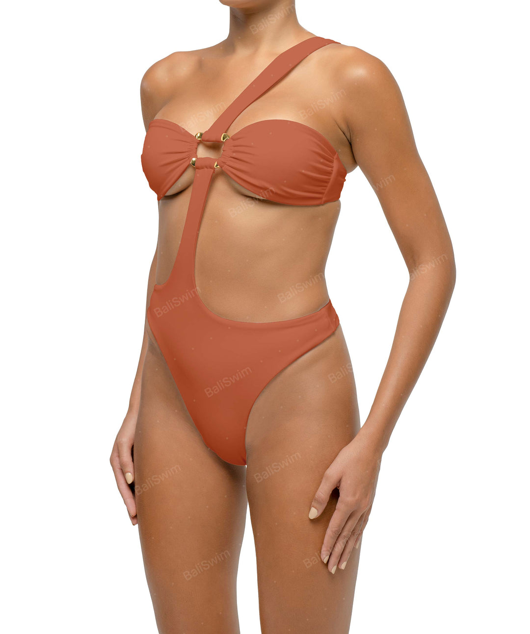 BSWS-S67 Asymetric Wave Ring One Piece