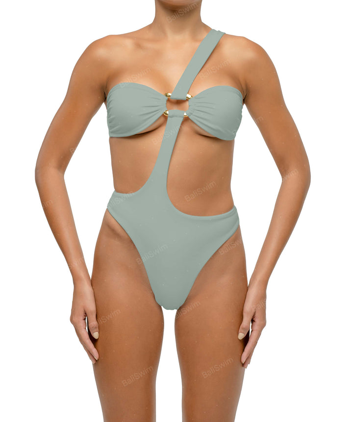 BSWS-S67 Asymetric Wave Ring One Piece