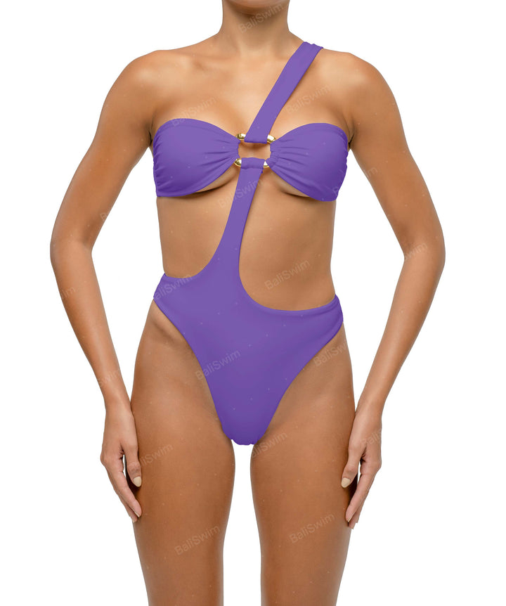 BSWS-S67 Asymetric Wave Ring One Piece