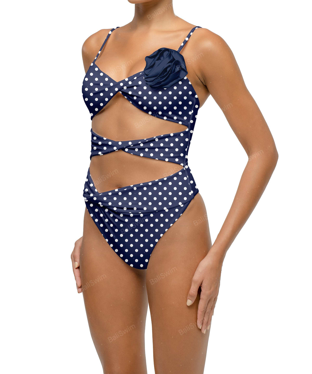 BSWS-S69 Corsage Triple Twist One Piece