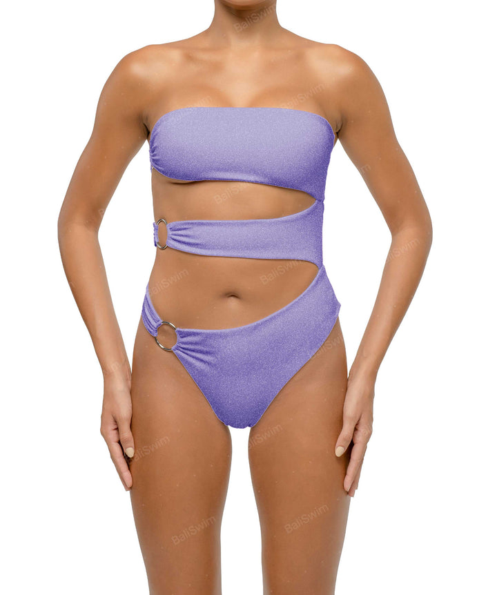 BSWS-S71 Cut-out Bandeau One Piece