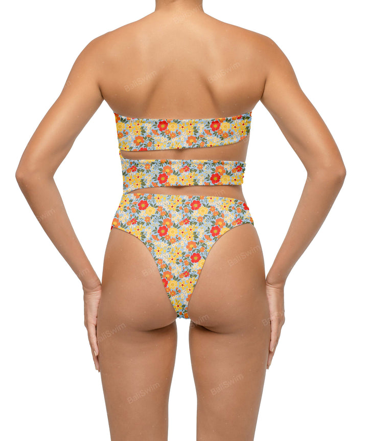 BSWS-S71 Cut-out Bandeau One Piece