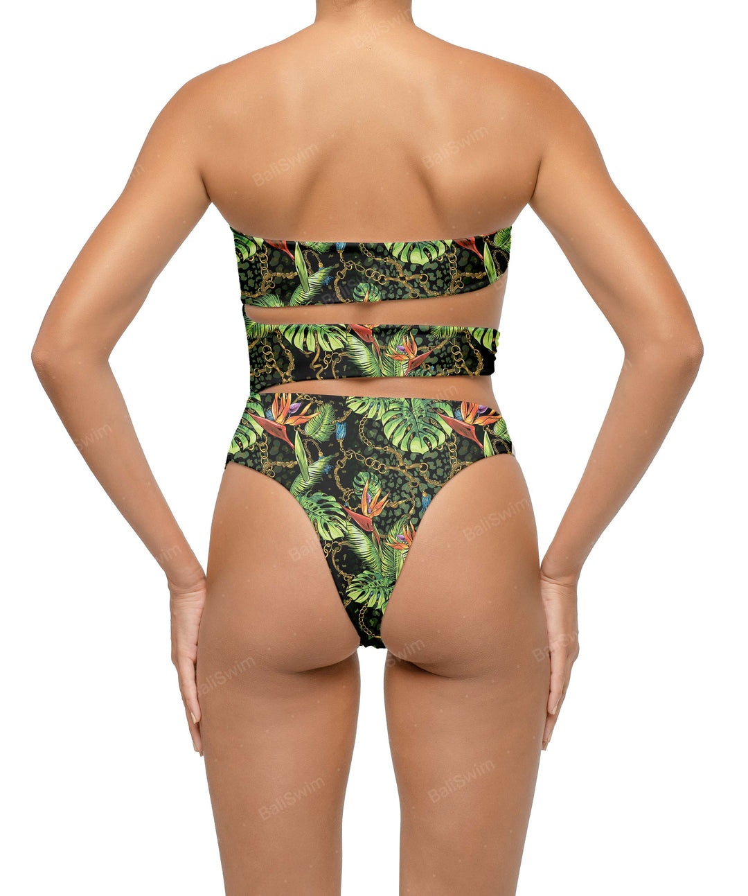 BSWS-S71 Cut-out Bandeau One Piece