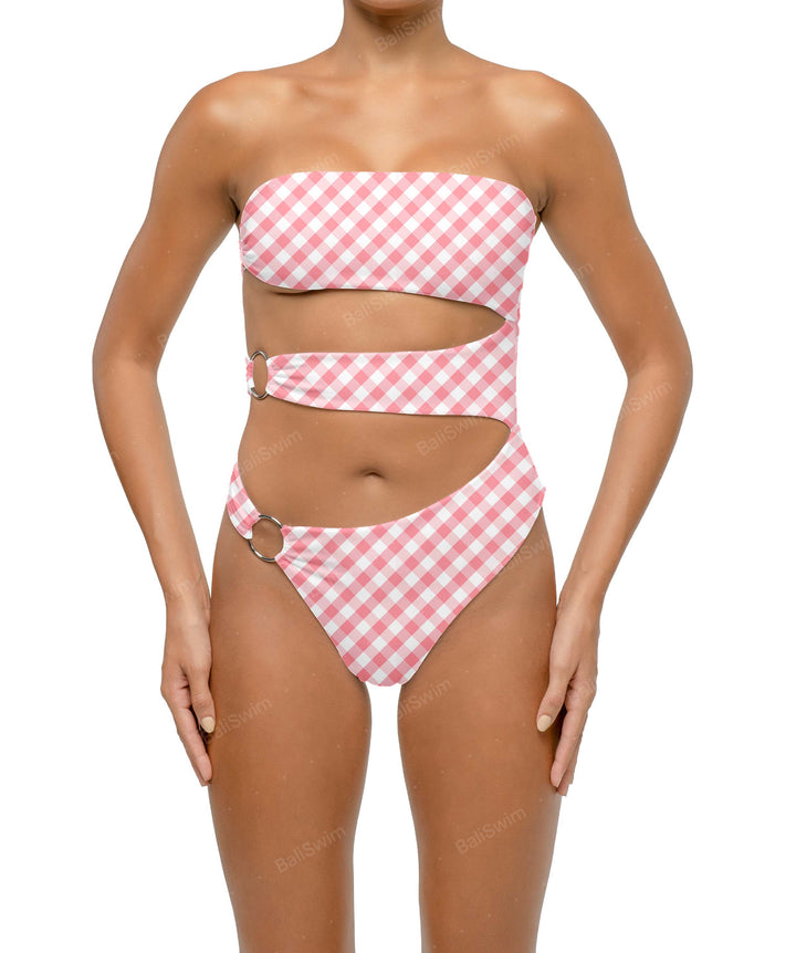 BSWS-S71 Cut-out Bandeau One Piece