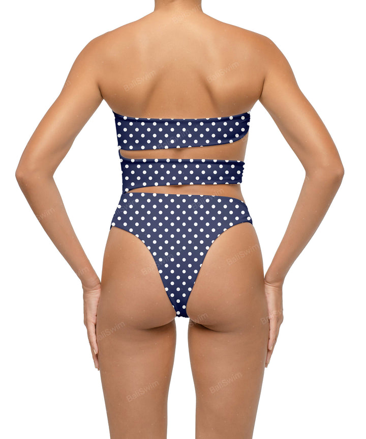 BSWS-S71 Cut-out Bandeau One Piece