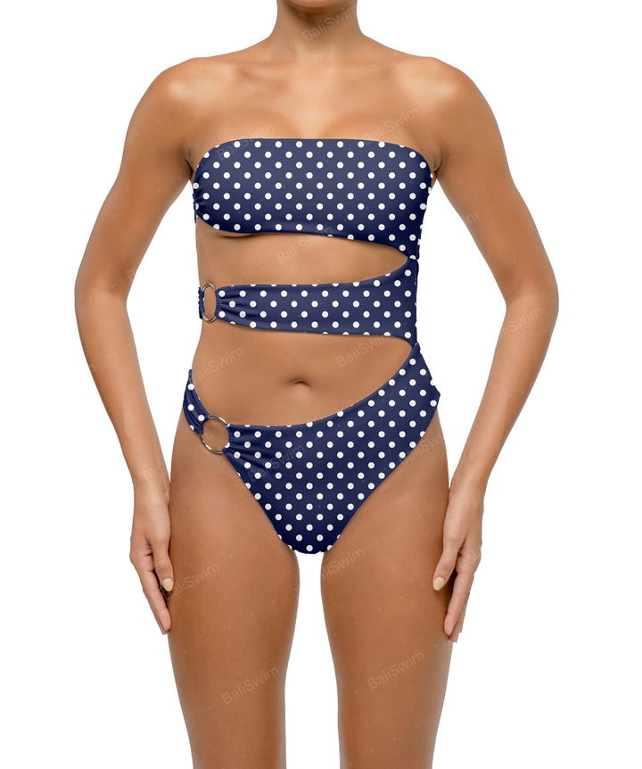 BSWS-S71 Cut-out Bandeau One Piece