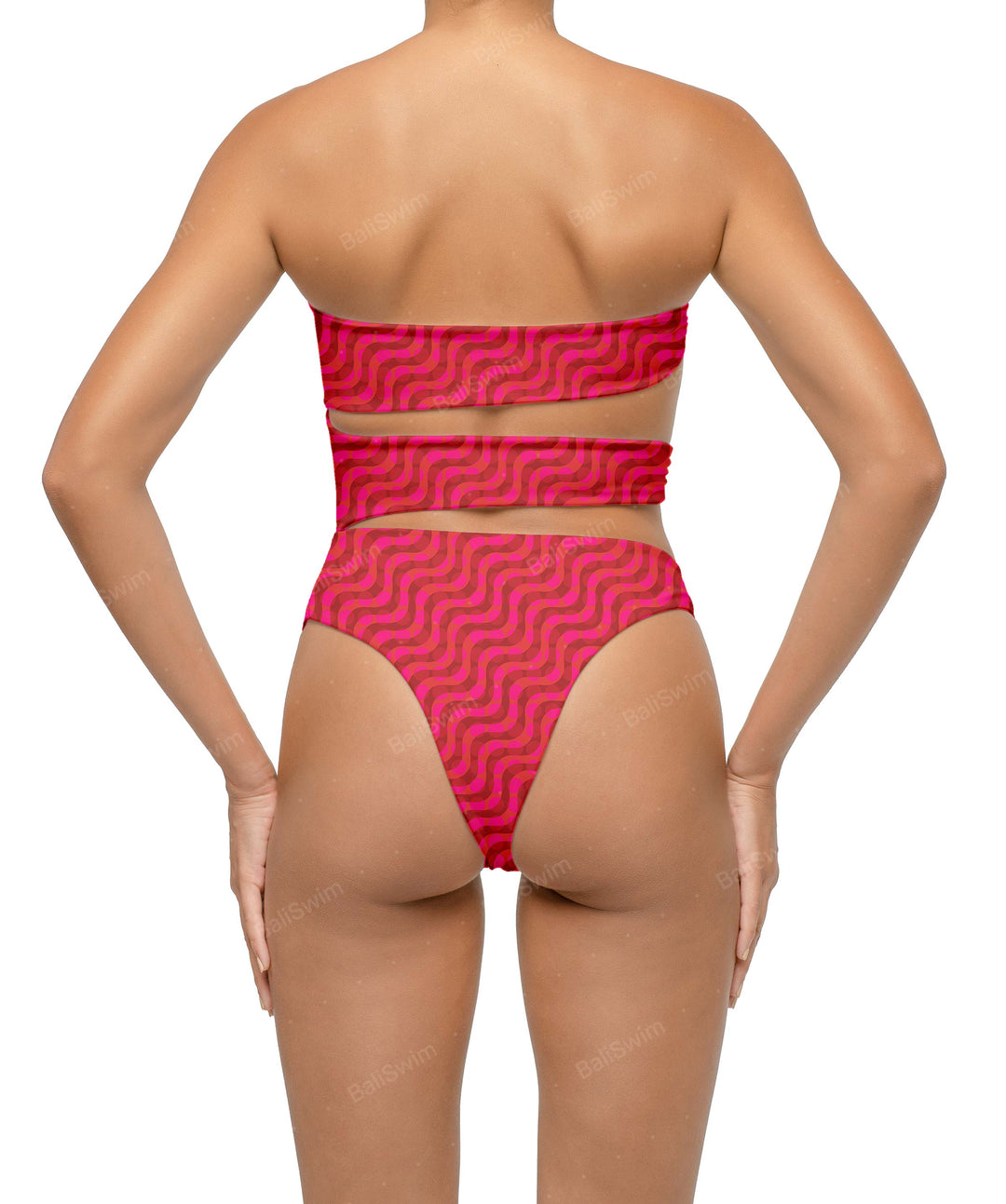 BSWS-S71 Cut-out Bandeau One Piece