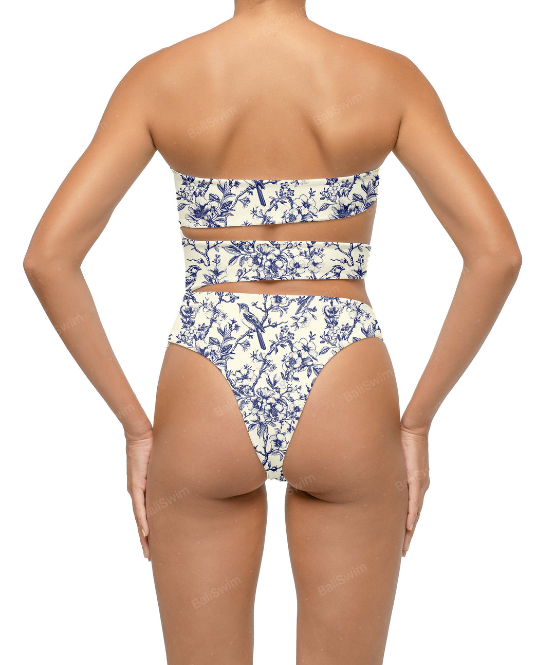 BSWS-S71 Cut-out Bandeau One Piece