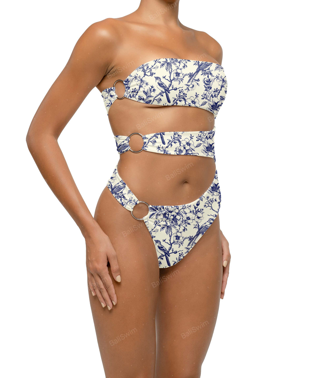 BSWS-S71 Cut-out Bandeau One Piece
