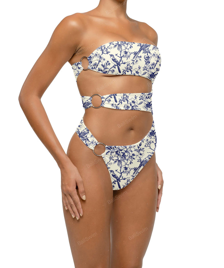 BSWS-S71 Cut-out Bandeau One Piece