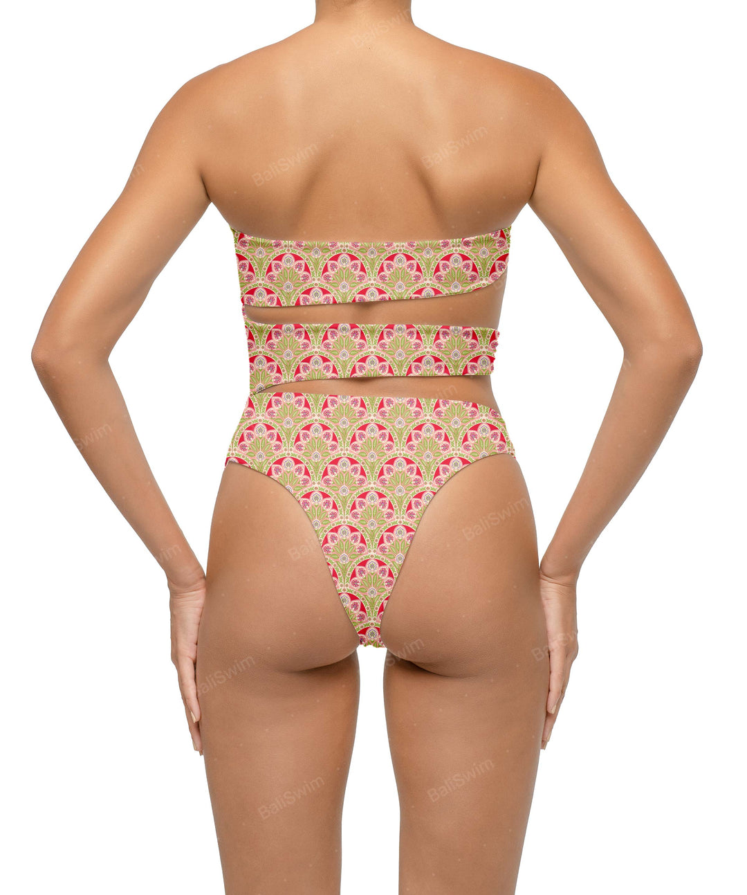 BSWS-S71 Cut-out Bandeau One Piece