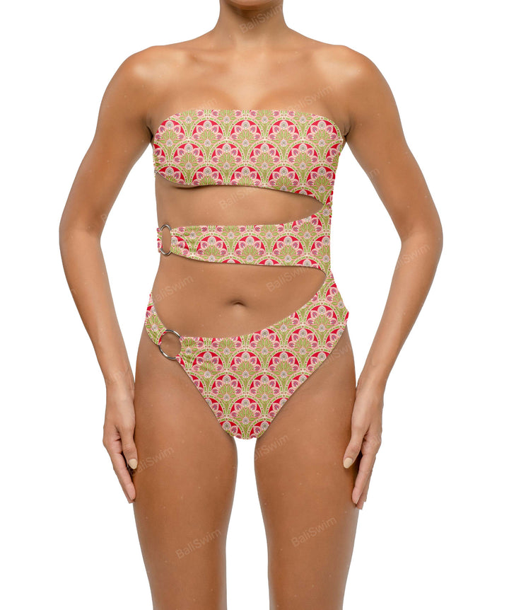 BSWS-S71 Cut-out Bandeau One Piece
