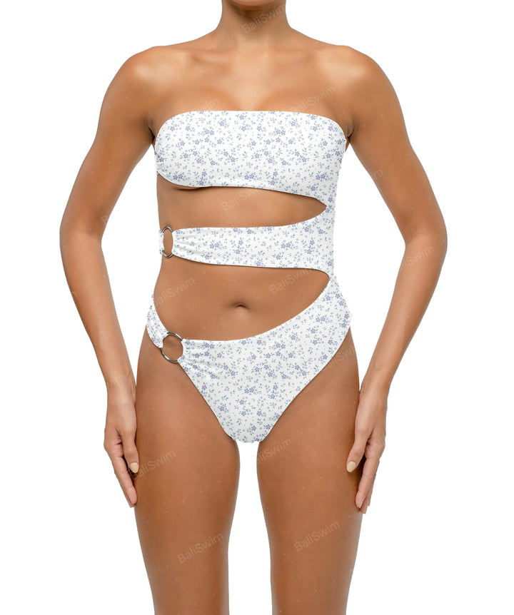 BSWS-S71 Cut-out Bandeau One Piece