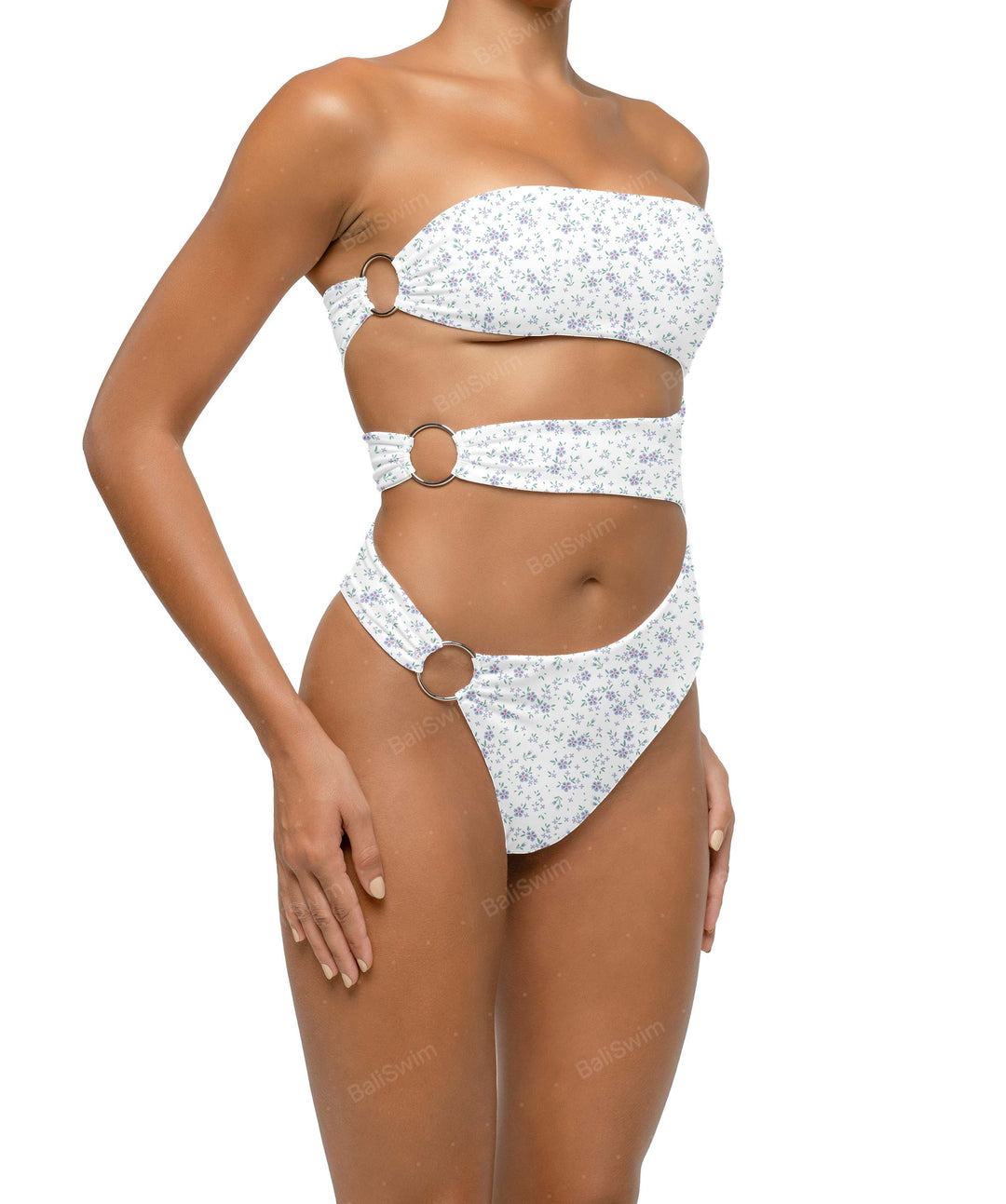 BSWS-S71 Cut-out Bandeau One Piece