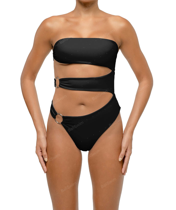 BSWS-S71 Cut-out Bandeau One Piece
