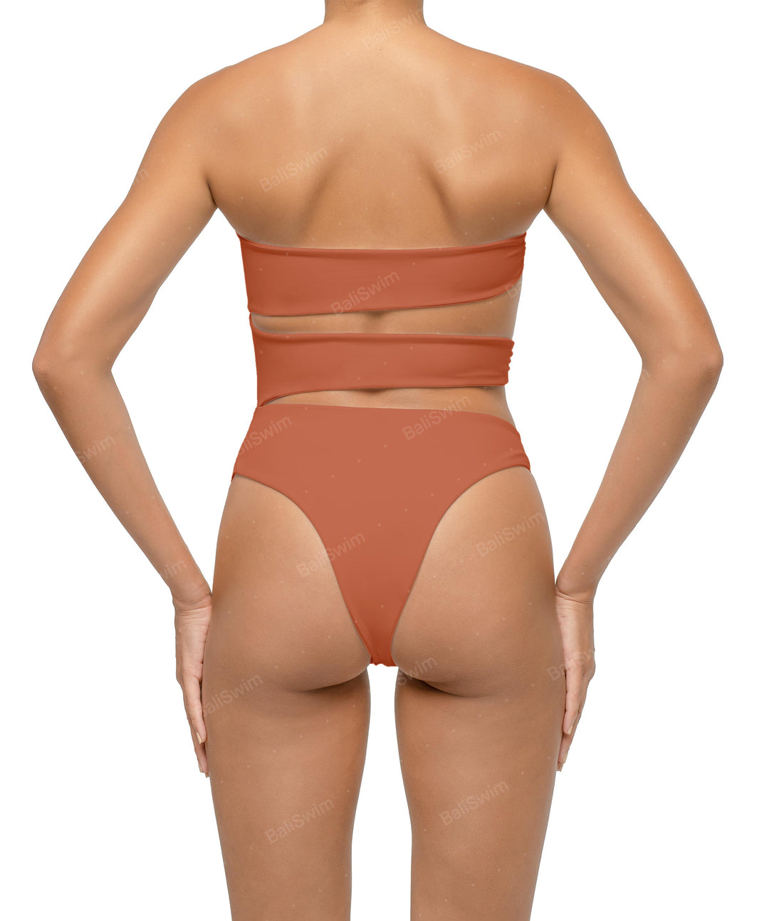 BSWS-S71 Cut-out Bandeau One Piece