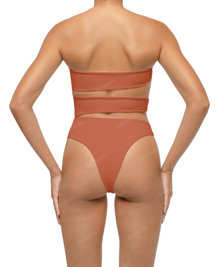 BSWS-S71 Cut-out Bandeau One Piece