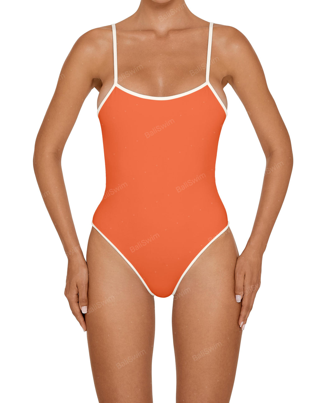 BSWS-S75 Low Back Tankini With Binding