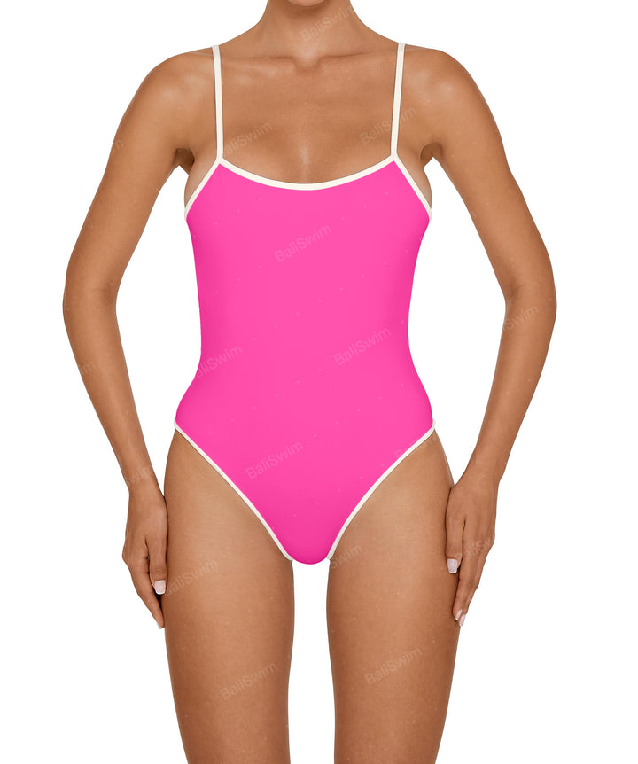 BSWS-S75 Low Back Tankini With Binding