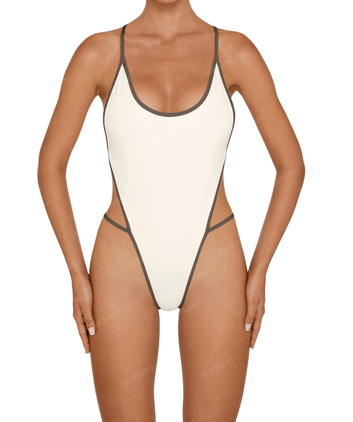 BSWS-S77 Curve Neckline Racer Back With Binding