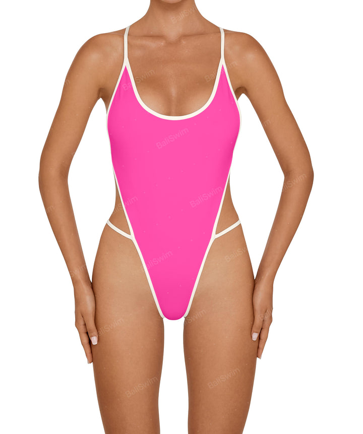 BSWS-S77 Curve Neckline Racer Back With Binding