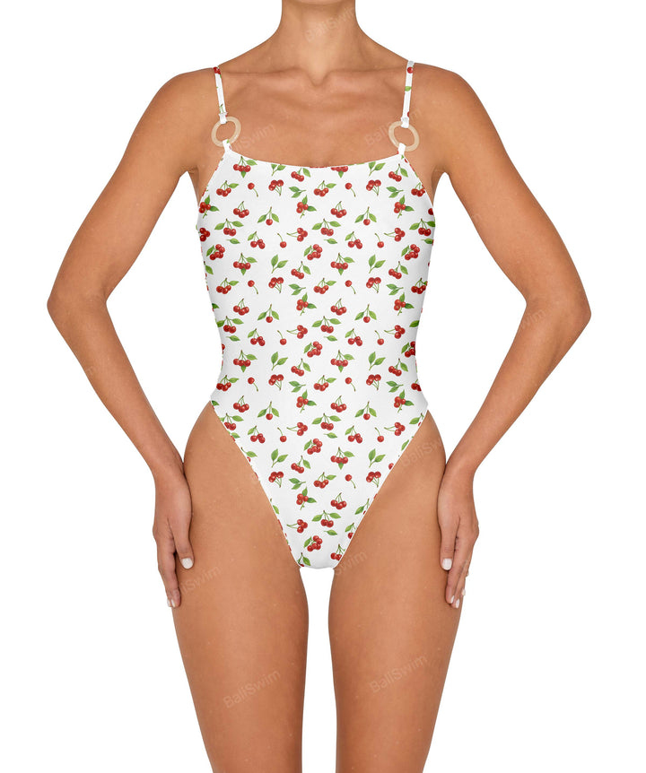 BSWS-S79 Square Neck One Piece With Rings