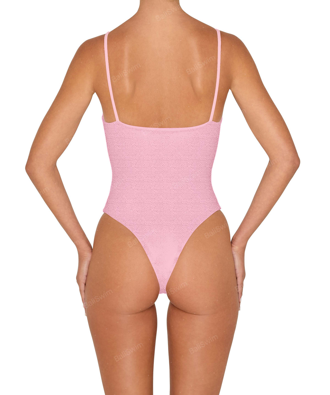 BSWS-S79 Square Neck One Piece With Rings