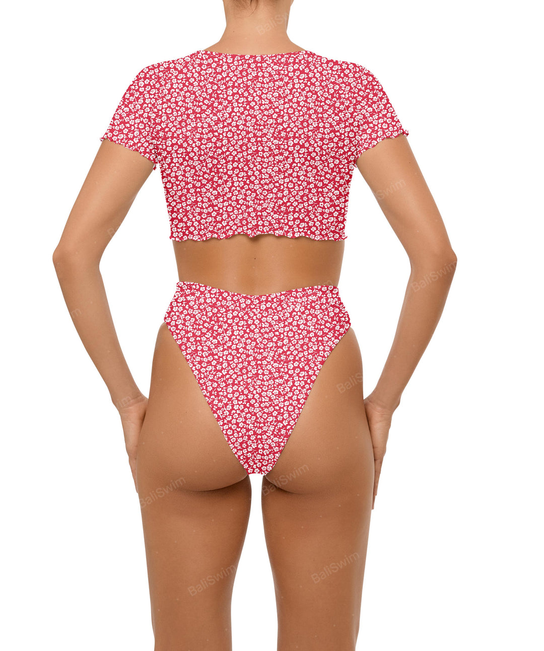 BSWS-B101 Overlapped Brief Bikini Bottom