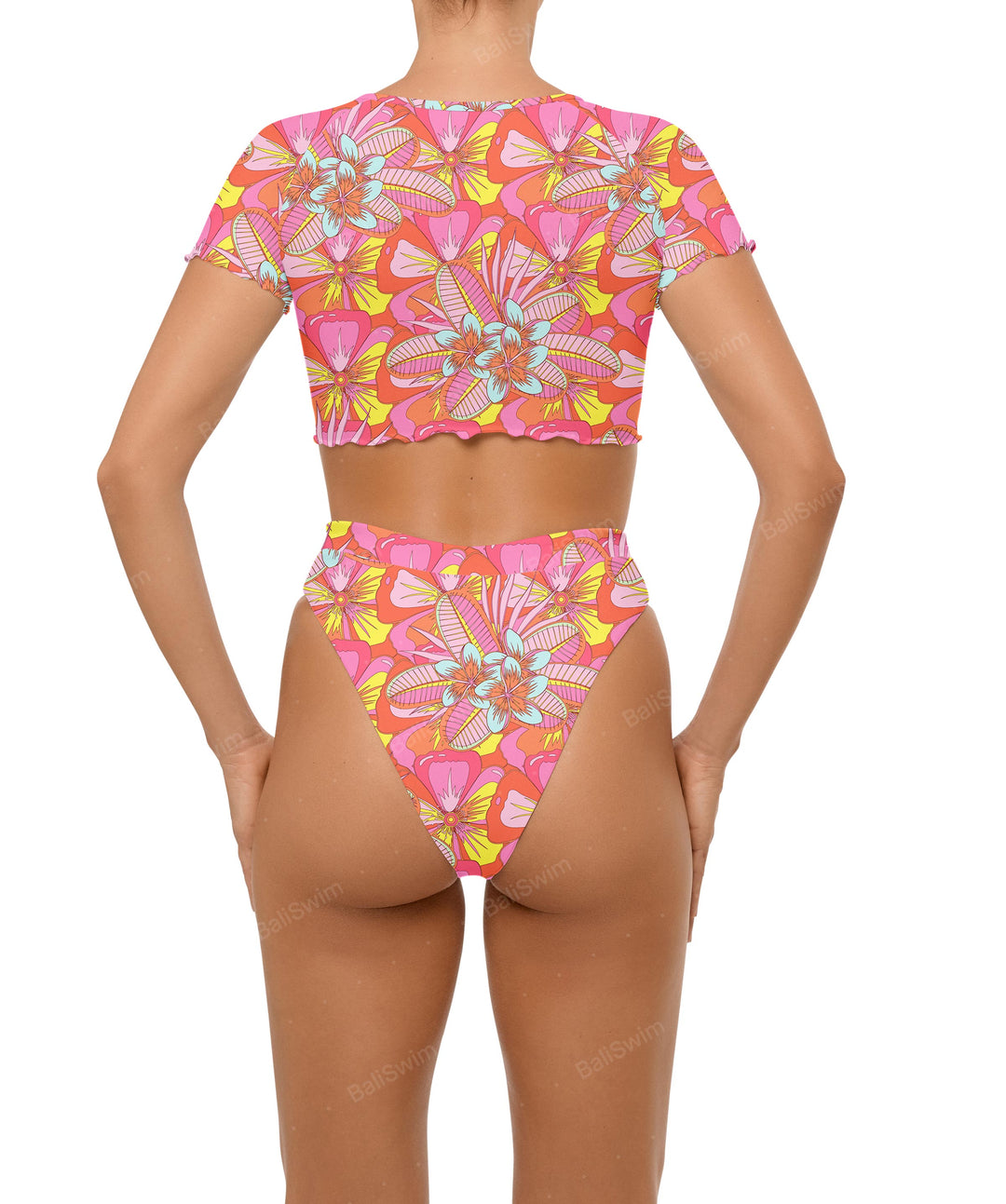 BSWS-B101 Overlapped Brief Bikini Bottom