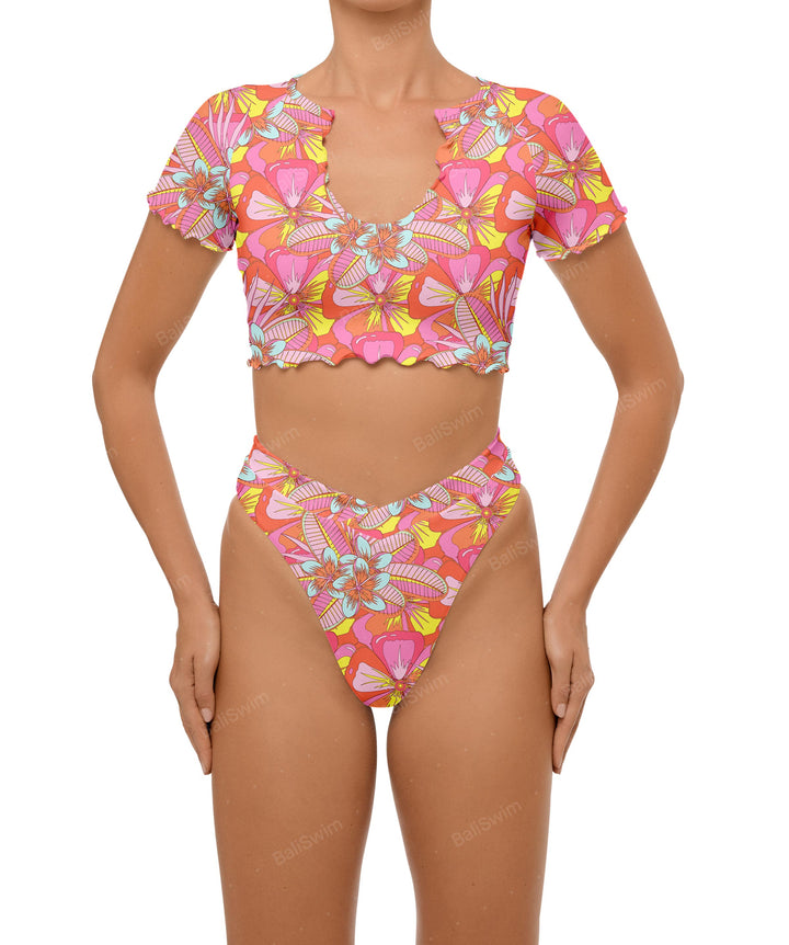 BSWS-B101 Overlapped Brief Bikini Bottom