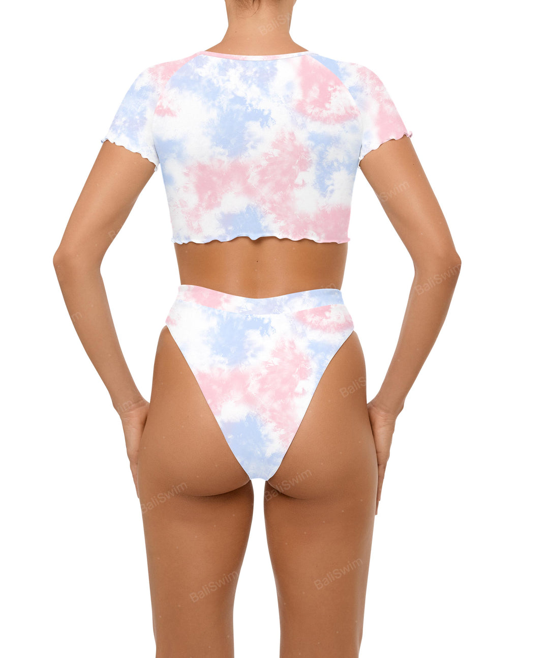 BSWS-B101 Overlapped Brief Bikini Bottom
