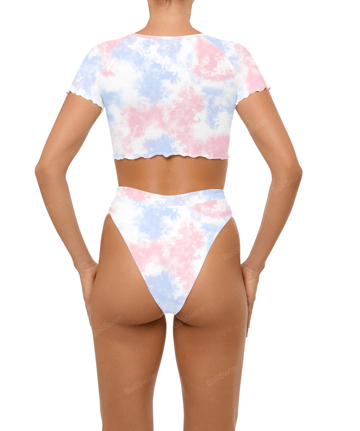 BSWS-B101 Overlapped Brief Bikini Bottom