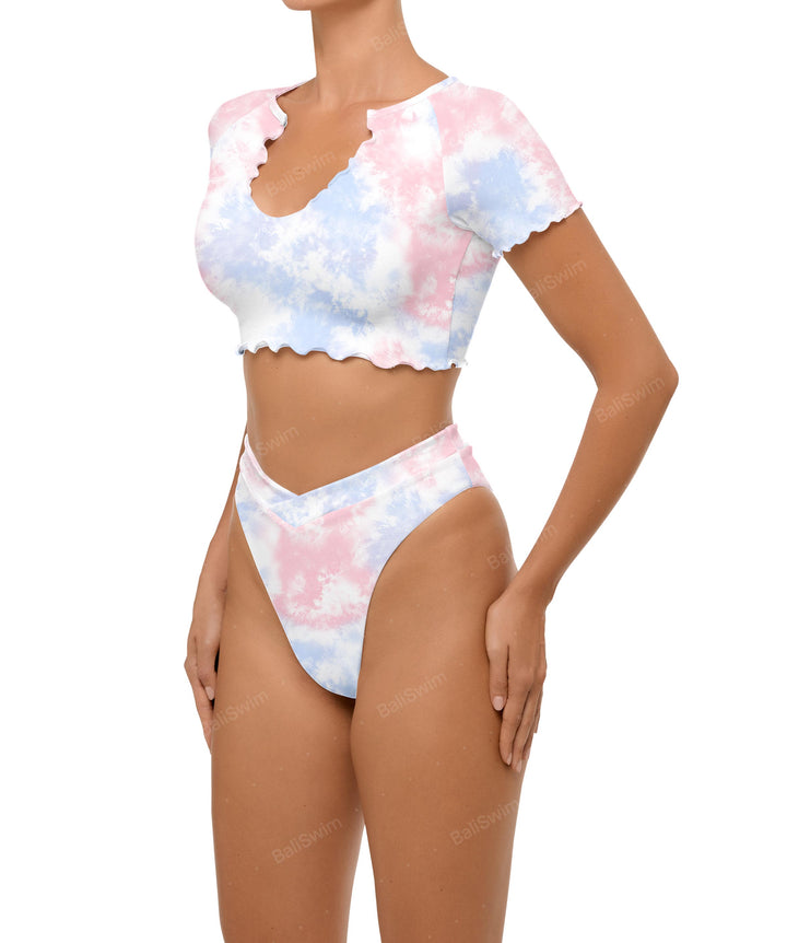 BSWS-B101 Overlapped Brief Bikini Bottom