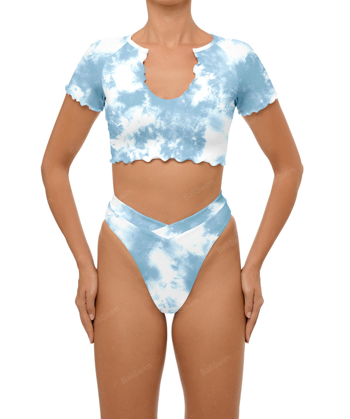 BSWS-B101 Overlapped Brief Bikini Bottom