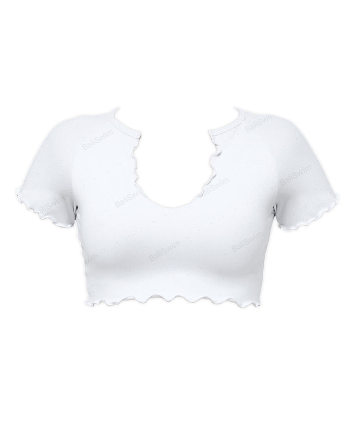 BSWS-T101 V-neck Cropped Tankini