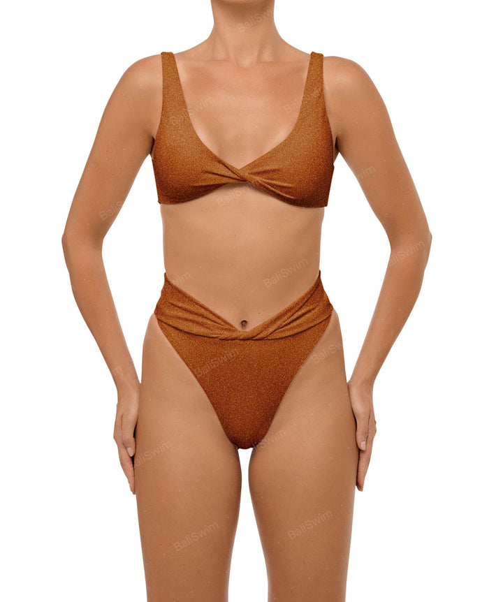 BSWS-B102 Twisted V-waist Bikini Bottom